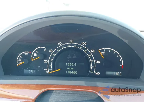 2003 Mercedes-Benz S 430 из США, поврежденный, VIN WDBNG70J23A383438